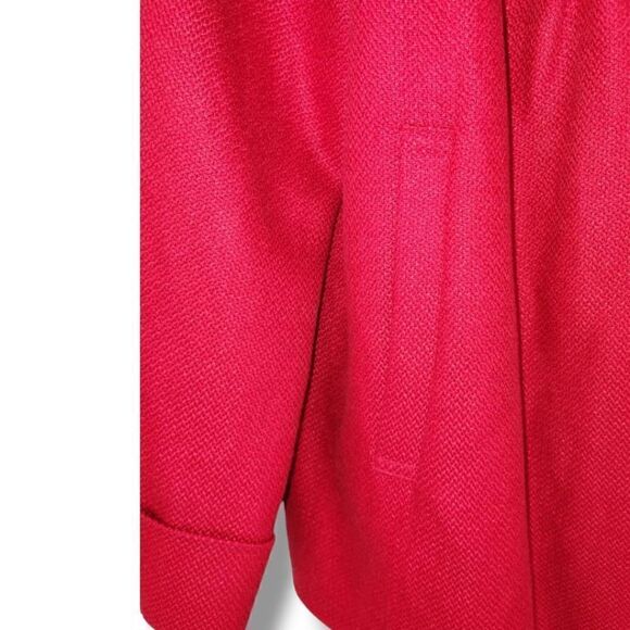Nygard Womens Jacket Sz 10 Red Short Button Summer Spring - Picture 4 of 11